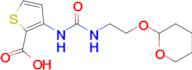 3-(3-(2-((Tetrahydro-2H-pyran-2-yl)oxy)ethyl)ureido)thiophene-2-carboxylic acid