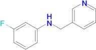 3-Fluoro-N-(pyridin-3-ylmethyl)aniline