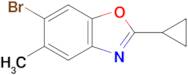 6-Bromo-2-cyclopropyl-5-methylbenzo[d]oxazole