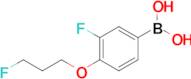 (3-Fluoro-4-(3-fluoropropoxy)phenyl)boronic acid