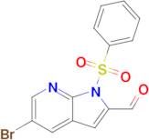 5-Bromo-1-(phenylsulfonyl)-1H-pyrrolo[2,3-b]pyridine-2-carbaldehyde