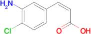 (Z)-3-(3-amino-4-chlorophenyl)acrylic acid