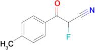 2-Fluoro-3-oxo-3-(p-tolyl)propanenitrile