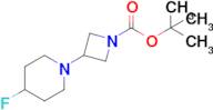 Tert-butyl 3-(4-fluoropiperidin-1-yl)azetidine-1-carboxylate