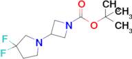 Tert-butyl 3-(3,3-difluoropyrrolidin-1-yl)azetidine-1-carboxylate