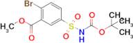 Methyl 2-bromo-5-(N-(tert-butoxycarbonyl)sulfamoyl)benzoate