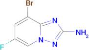 8-Bromo-6-fluoro-[1,2,4]triazolo[1,5-a]pyridin-2-amine