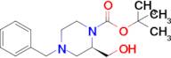Tert-butyl (R)-4-benzyl-2-(hydroxymethyl)piperazine-1-carboxylate