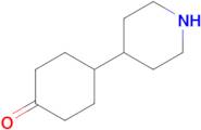 4-(Piperidin-4-yl)cyclohexan-1-one