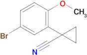 1-(5-Bromo-2-methoxyphenyl)cyclopropane-1-carbonitrile
