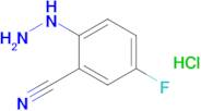 5-Fluoro-2-hydrazinylbenzonitrile hydrochloride