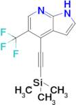 5-(trifluoromethyl)-4-[2-(trimethylsilyl)ethynyl]-1H-pyrrolo[2,3-b]pyridine
