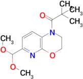 1-(6-(Dimethoxymethyl)-2,3-dihydro-1H-pyrido[2,3-b][1,4]oxazin-1-yl)-2,2-dimethylpropan-1-one