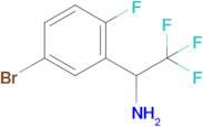 1-(5-Bromo-2-fluorophenyl)-2,2,2-trifluoroethan-1-amine