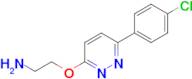 2-((6-(4-Chlorophenyl)pyridazin-3-yl)oxy)ethan-1-amine