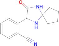 2-(3-Oxo-1,4-diazaspiro[4.4]Nonan-2-yl)benzonitrile