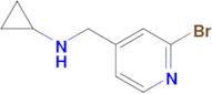 N-((2-bromopyridin-4-yl)methyl)cyclopropanamine