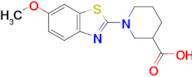 1-(6-Methoxybenzo[d]thiazol-2-yl)piperidine-3-carboxylic acid