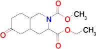 3-Ethyl 2-methyl 6-oxooctahydroisoquinoline-2,3(1H)-dicarboxylate