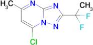 7-Chloro-2-(1,1-difluoroethyl)-5-methyl-[1,2,4]triazolo[1,5-a]pyrimidine