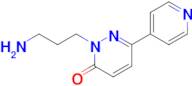 2-(3-Aminopropyl)-6-(pyridin-4-yl)pyridazin-3(2H)-one