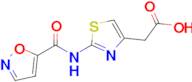 2-(2-(Isoxazole-5-carboxamido)thiazol-4-yl)acetic acid