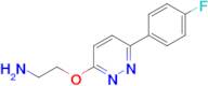 2-((6-(4-Fluorophenyl)pyridazin-3-yl)oxy)ethan-1-amine