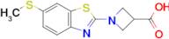 1-(6-(Methylthio)benzo[d]thiazol-2-yl)azetidine-3-carboxylic acid