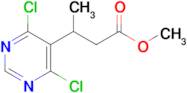 Methyl 3-(4,6-dichloropyrimidin-5-yl)butanoate