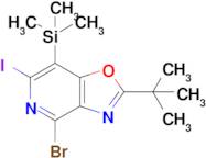 4-Bromo-2-(tert-butyl)-6-iodo-7-(trimethylsilyl)oxazolo[4,5-c]pyridine