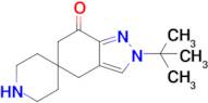 2-(Tert-butyl)-2,4-dihydrospiro[indazole-5,4'-piperidin]-7(6H)-one