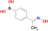 (E)-(4-(1-(hydroxyimino)ethyl)phenyl)boronic acid