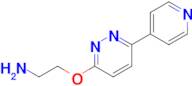 2-((6-(Pyridin-4-yl)pyridazin-3-yl)oxy)ethan-1-amine