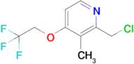 2-(Chloromethyl)-3-methyl-4-(2,2,2-trifluoroethoxy)pyridine