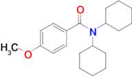 N,N-dicyclohexyl-4-methoxybenzamide