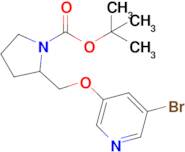 Tert-butyl 2-(((5-bromopyridin-3-yl)oxy)methyl)pyrrolidine-1-carboxylate