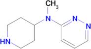 N-methyl-N-(piperidin-4-yl)pyridazin-3-amine