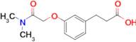 3-(3-(2-(Dimethylamino)-2-oxoethoxy)phenyl)propanoic acid