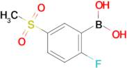 (2-Fluoro-5-(methylsulfonyl)phenyl)boronic acid