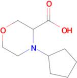 4-Cyclopentylmorpholine-3-carboxylic acid