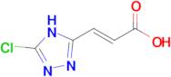 (2E)-3-(5-chloro-4H-1,2,4-triazol-3-yl)prop-2-enoic acid