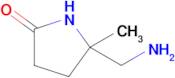 5-(Aminomethyl)-5-methylpyrrolidin-2-one