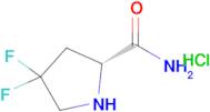 (R)-4,4-difluoropyrrolidine-2-carboxamide hydrochloride