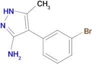 4-(3-bromophenyl)-5-methyl-1H-pyrazol-3-amine