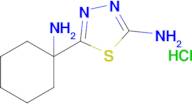 5-(1-Aminocyclohexyl)-1,3,4-thiadiazol-2-amine hydrochloride