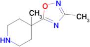 3-Methyl-5-(4-methylpiperidin-4-yl)-1,2,4-oxadiazole
