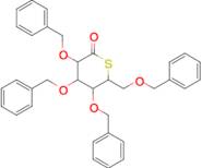 3,4,5-Tris(benzyloxy)-6-((benzyloxy)methyl)tetrahydro-2H-thiopyran-2-one