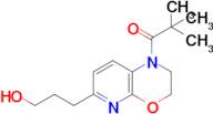 1-(6-(3-Hydroxypropyl)-2,3-dihydro-1H-pyrido[2,3-b][1,4]oxazin-1-yl)-2,2-dimethylpropan-1-one