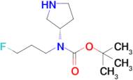 Tert-butyl (S)-(3-fluoropropyl)(pyrrolidin-3-yl)carbamate