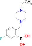 (2-((4-Ethylpiperazin-1-yl)methyl)-5-fluorophenyl)boronic acid